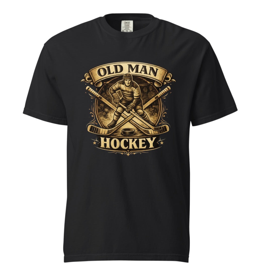 Old Man Hockey Tee Shirt