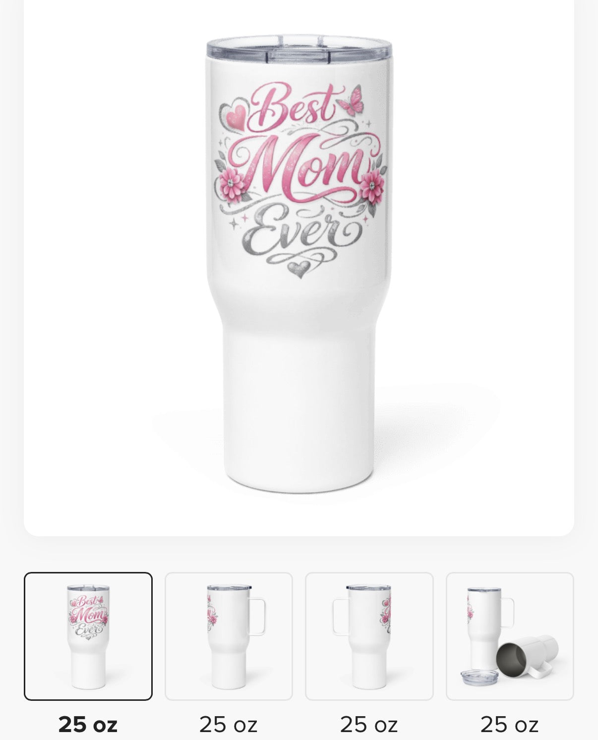 Best Mom Ever Travel Mug