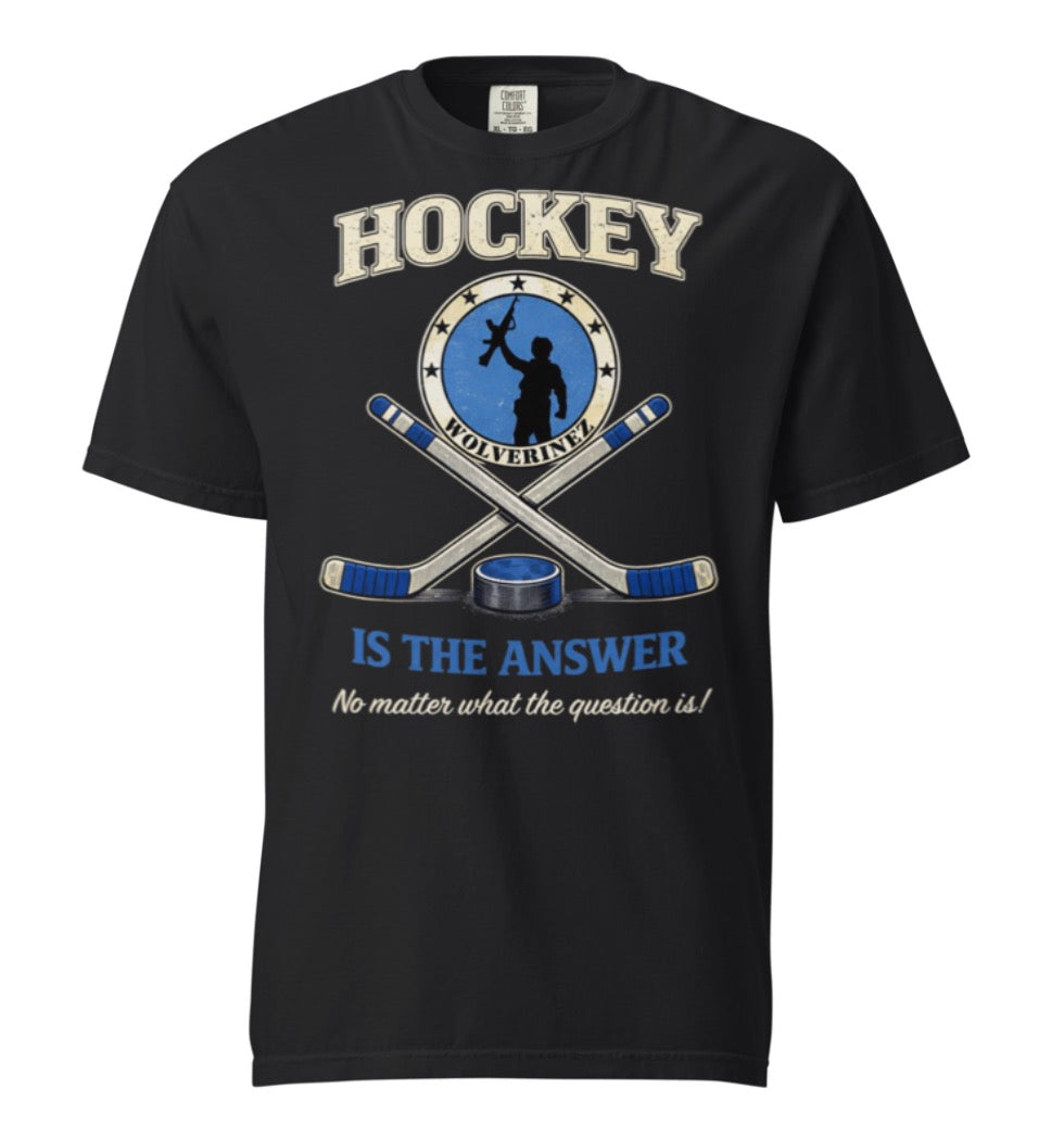 Wolverinez Hockey Is The Answer Tee Shirt