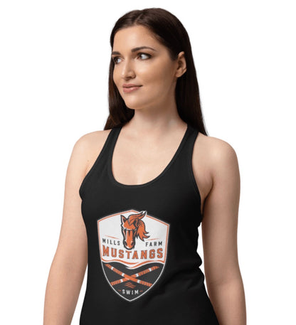 Mustangs Swim Rope Crest Tank Top