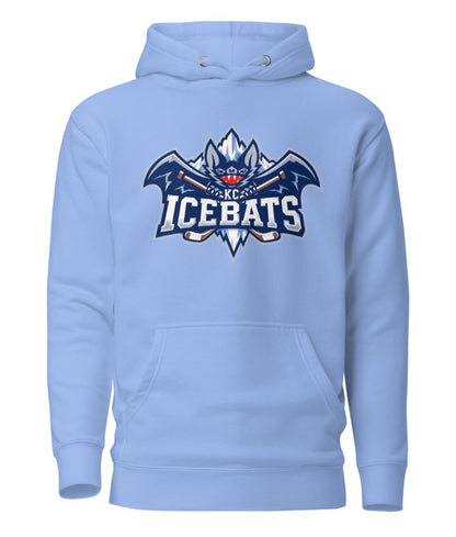 Icebats KC Hockey Design Logo Hoodie