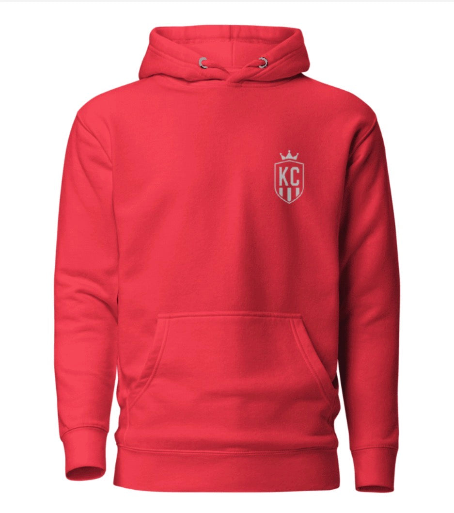 Soccer Capital Monochrome Back Graphic Hoodie