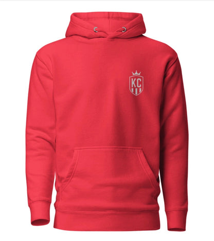 Soccer Capital Monochrome Back Graphic Hoodie