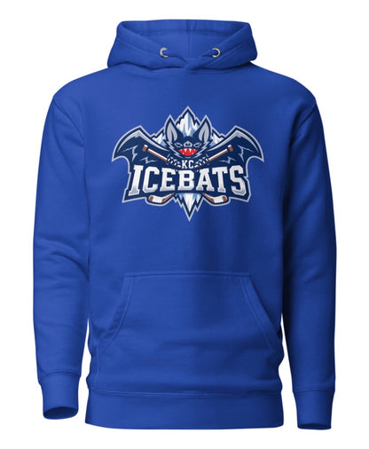 Icebats KC Hockey Design Logo Hoodie