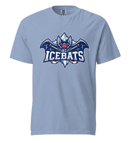 Icebats KC Hockey Design Logo Tee Shirt