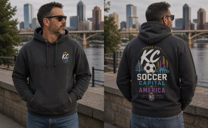 Soccer Capital of America Back Graphic Hoodie