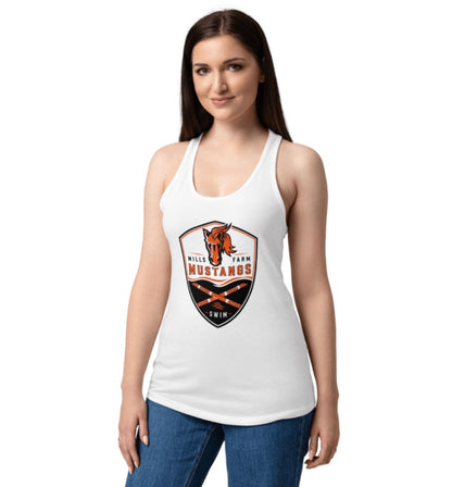 Mustangs Swim Rope Crest Tank Top