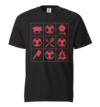 KC Soccer BBQ Grid Tee Shirt