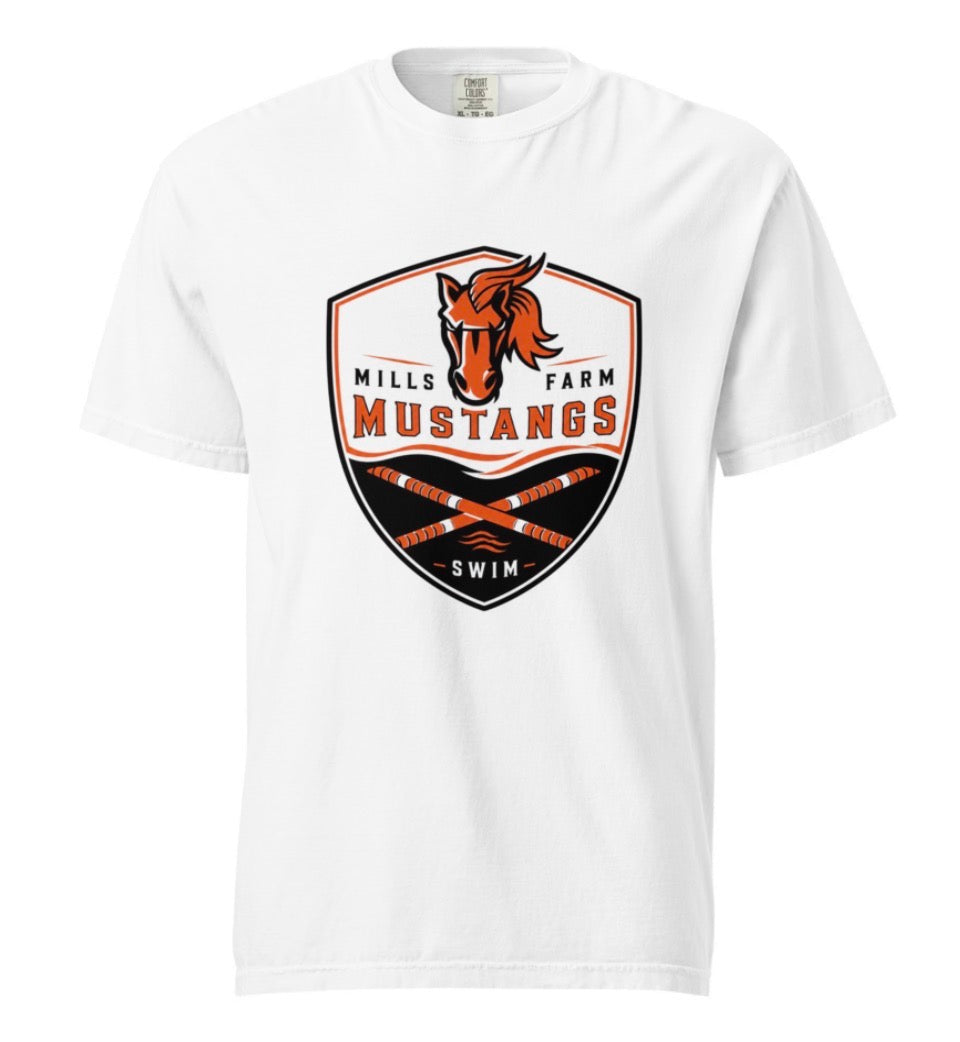 Mustangs Swim Rope Crest Tee Shirt