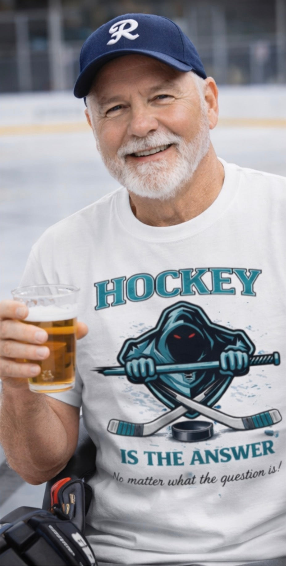 Cross Checkers Hockey Is The Answer Tee Shirt