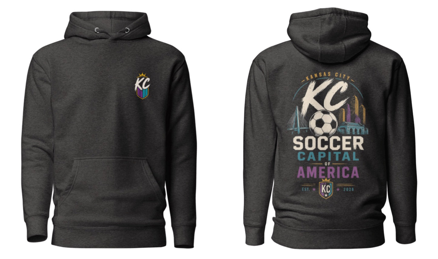 Soccer Capital of America Back Graphic Hoodie