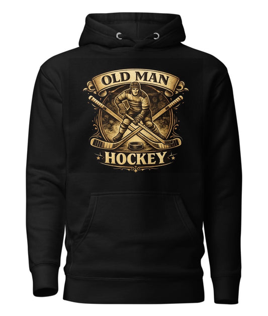 Old Man Hockey Hoodie