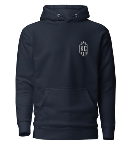 Soccer Capital Monochrome Back Graphic Hoodie
