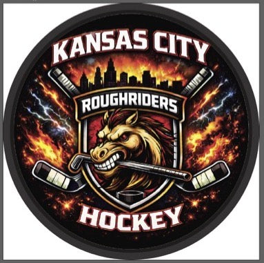 Roughriders Design Puck
