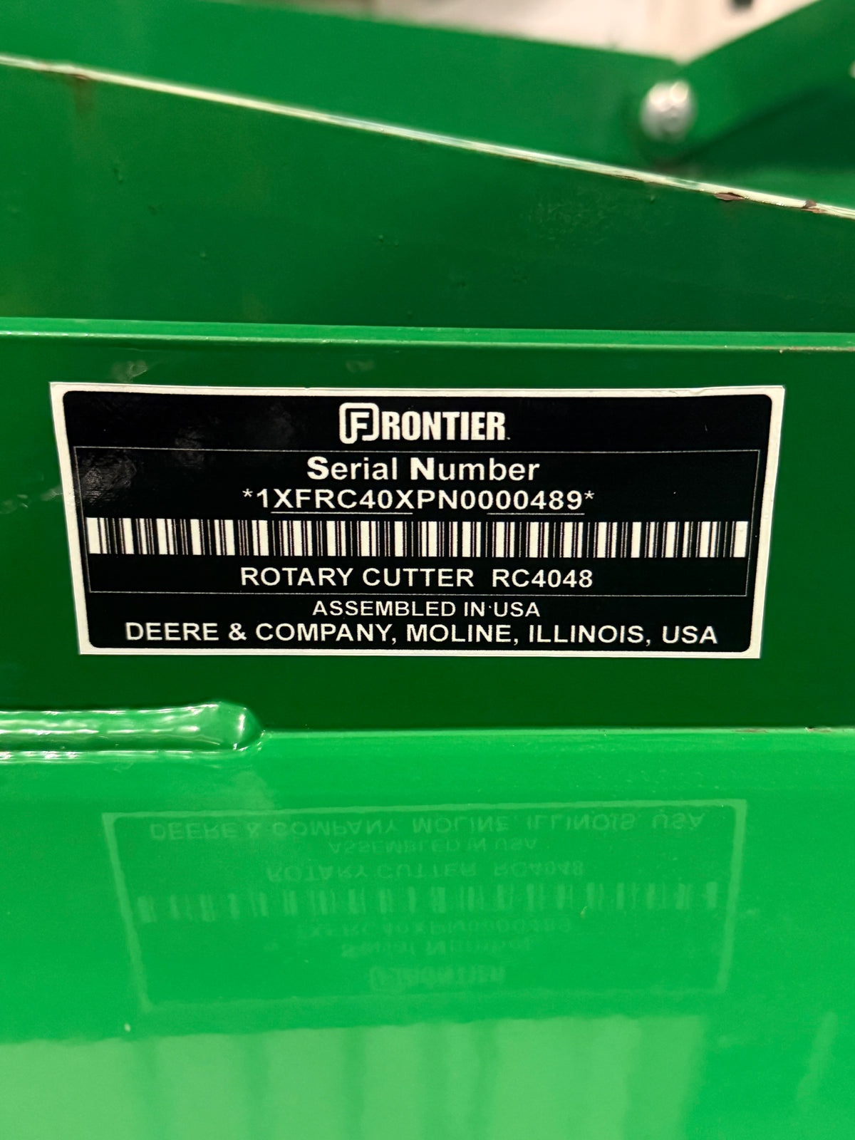 New Frontier RC4048 48” Rotary Cutter