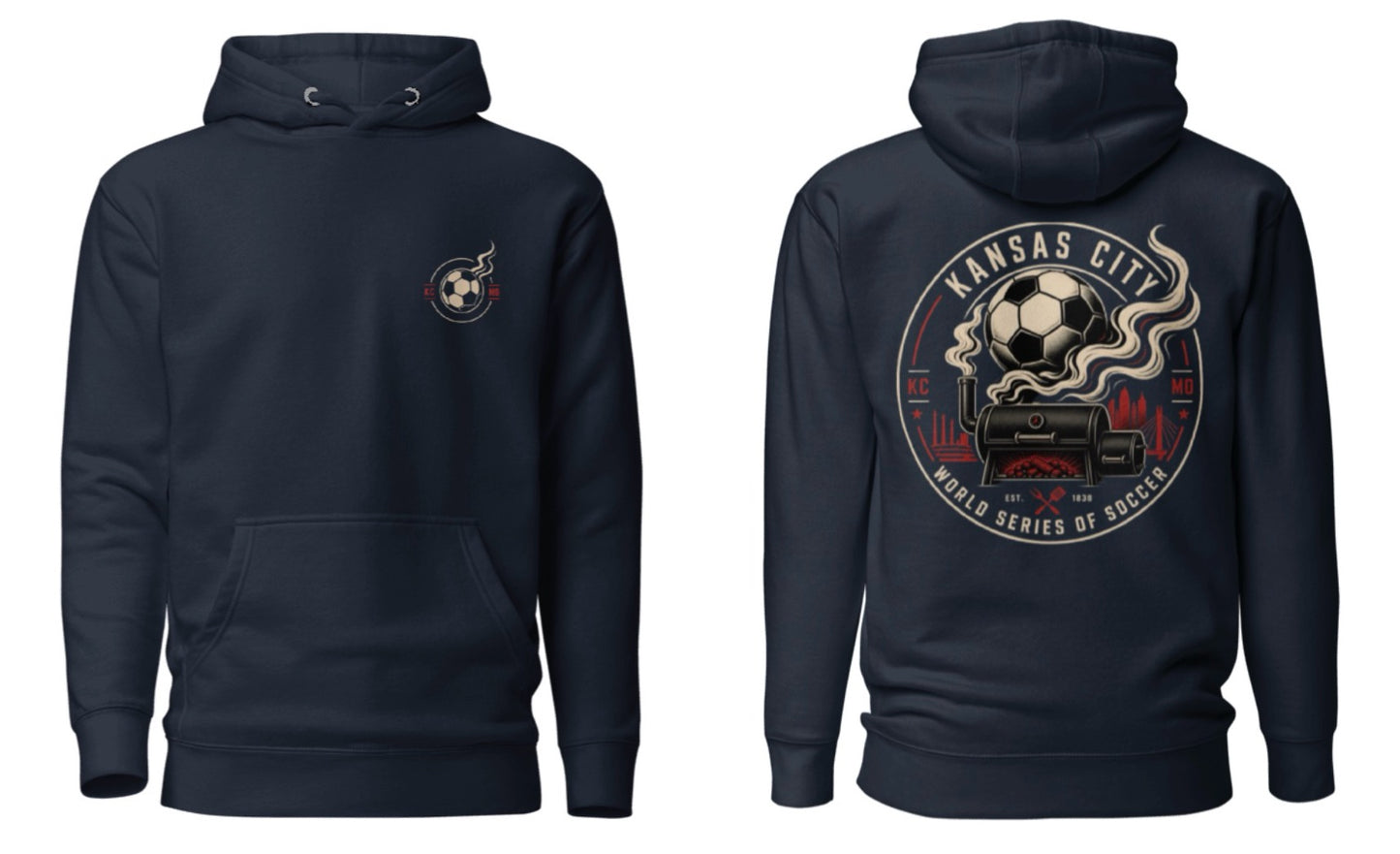 World Series of Soccer Back Graphic Hoodie