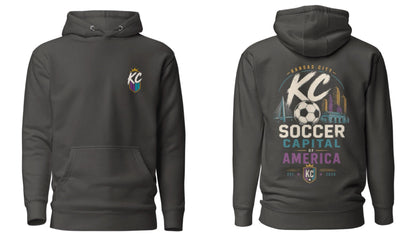Soccer Capital of America Back Graphic Hoodie