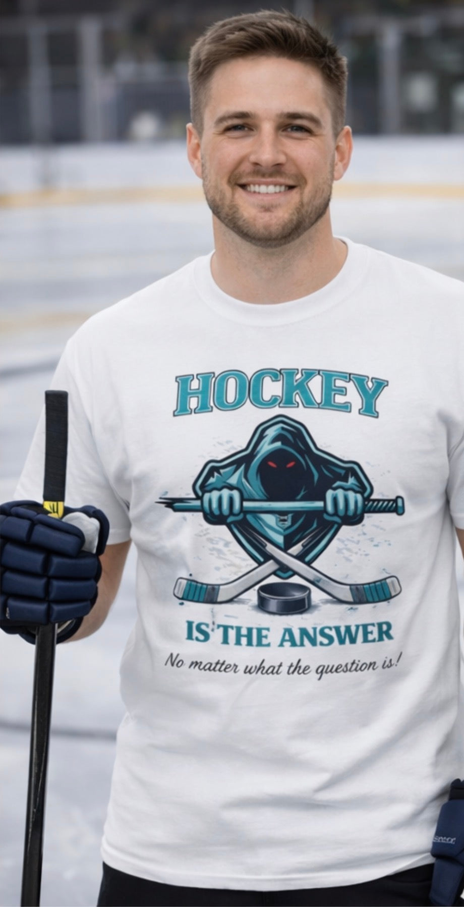 Cross Checkers Hockey Is The Answer Tee Shirt