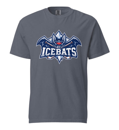 Icebats KC Hockey Design Logo Tee Shirt