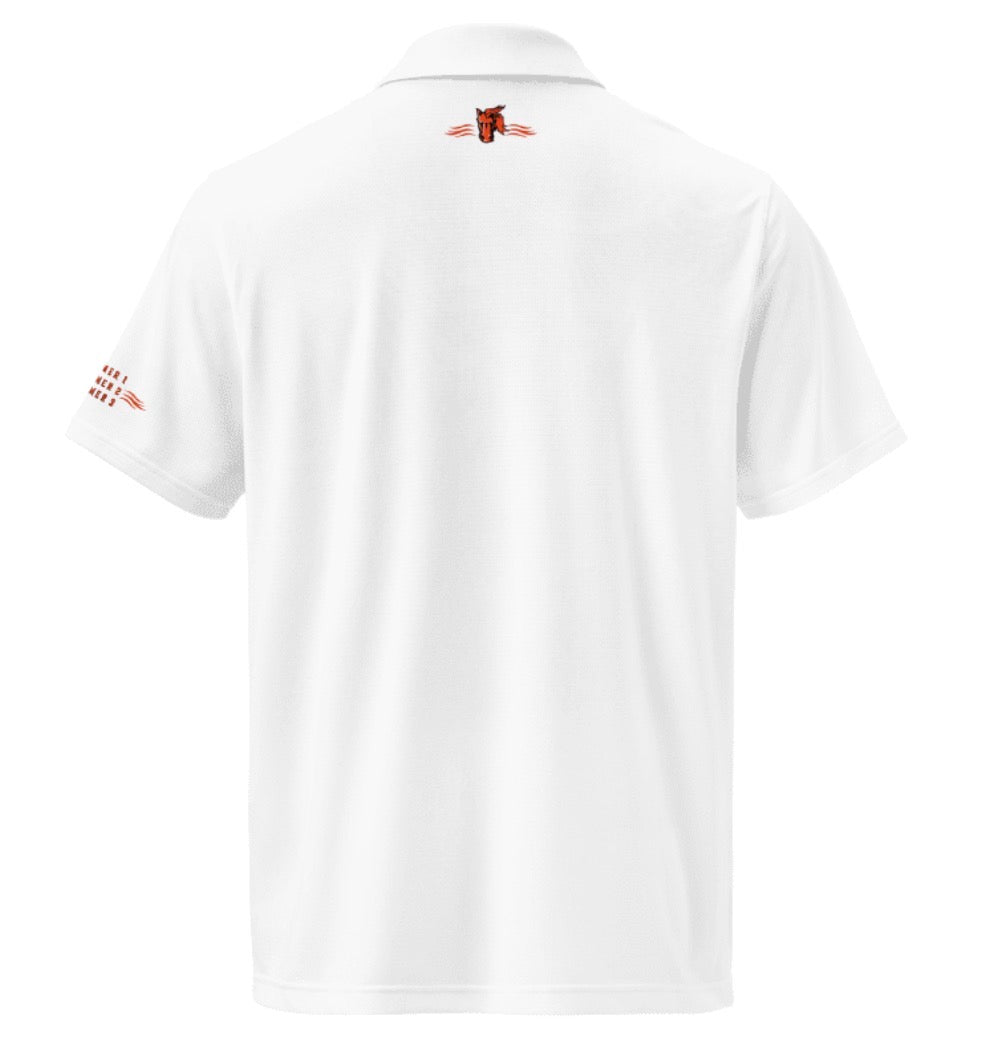 Mustangs Swim Customizable Logo Polo