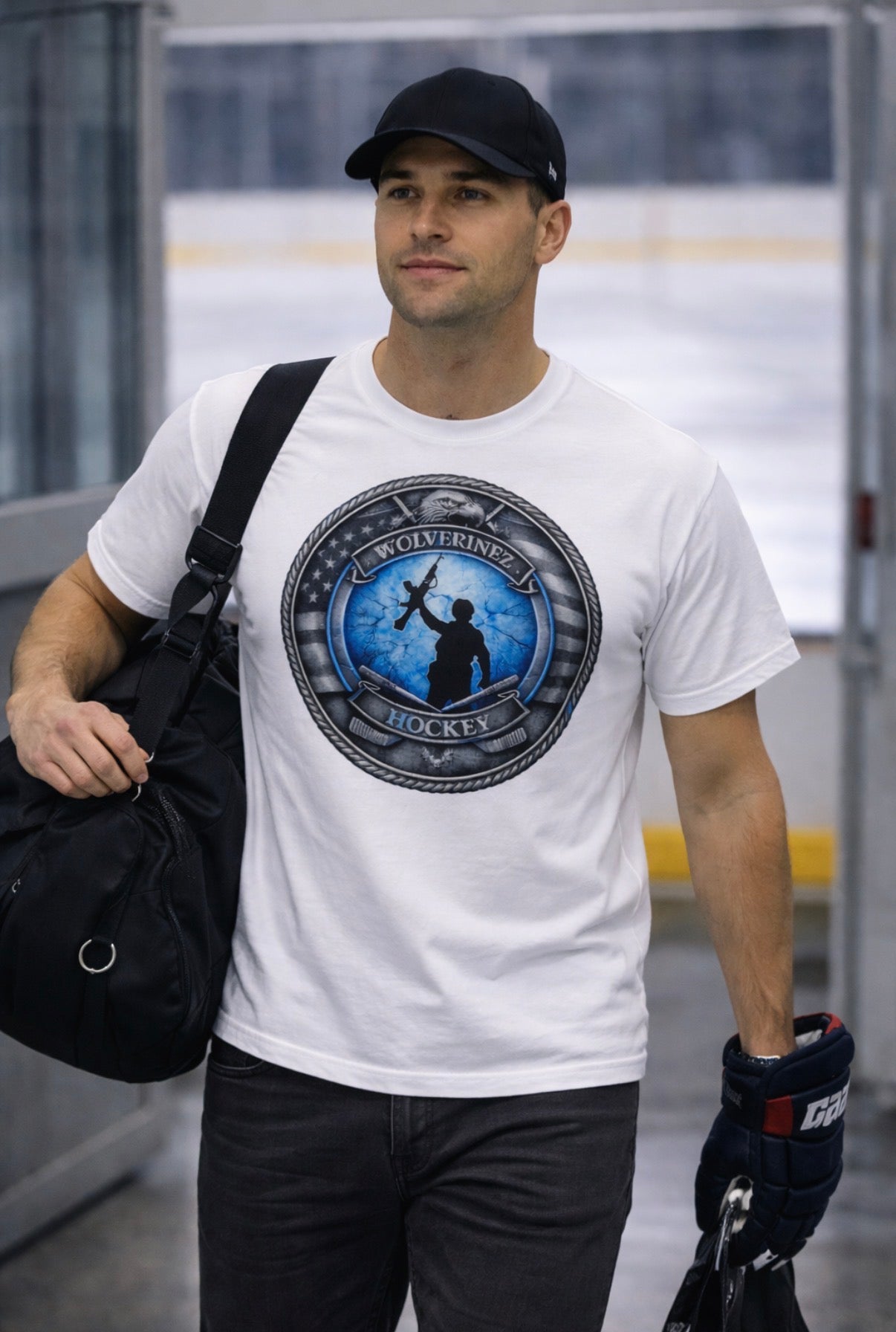 Wolverinez Medallion Tee Shirt