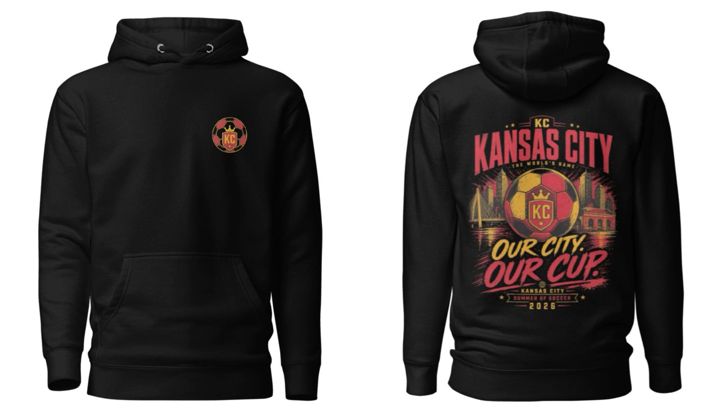 Our City Our Cup Design Back Graphic Hoodie