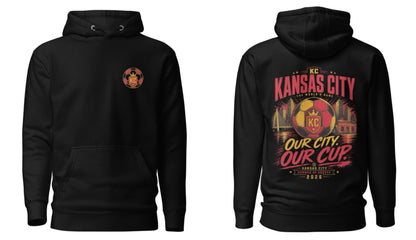 Our City Our Cup Design Back Graphic Hoodie