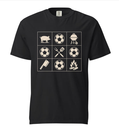 KC Soccer BBQ Grid Tee Shirt