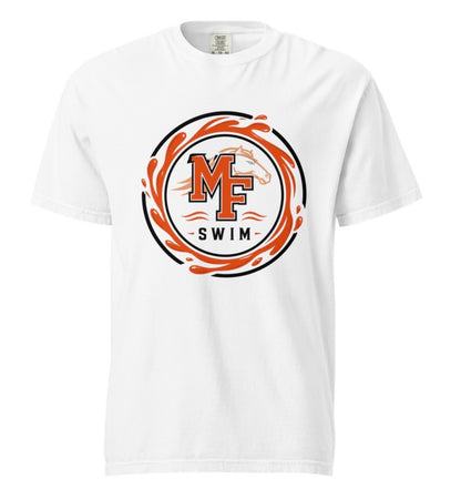 Mustangs Orange Liquid Spin Tee Shirt
