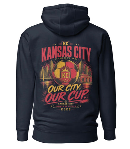 Our City Our Cup Design Back Graphic Hoodie