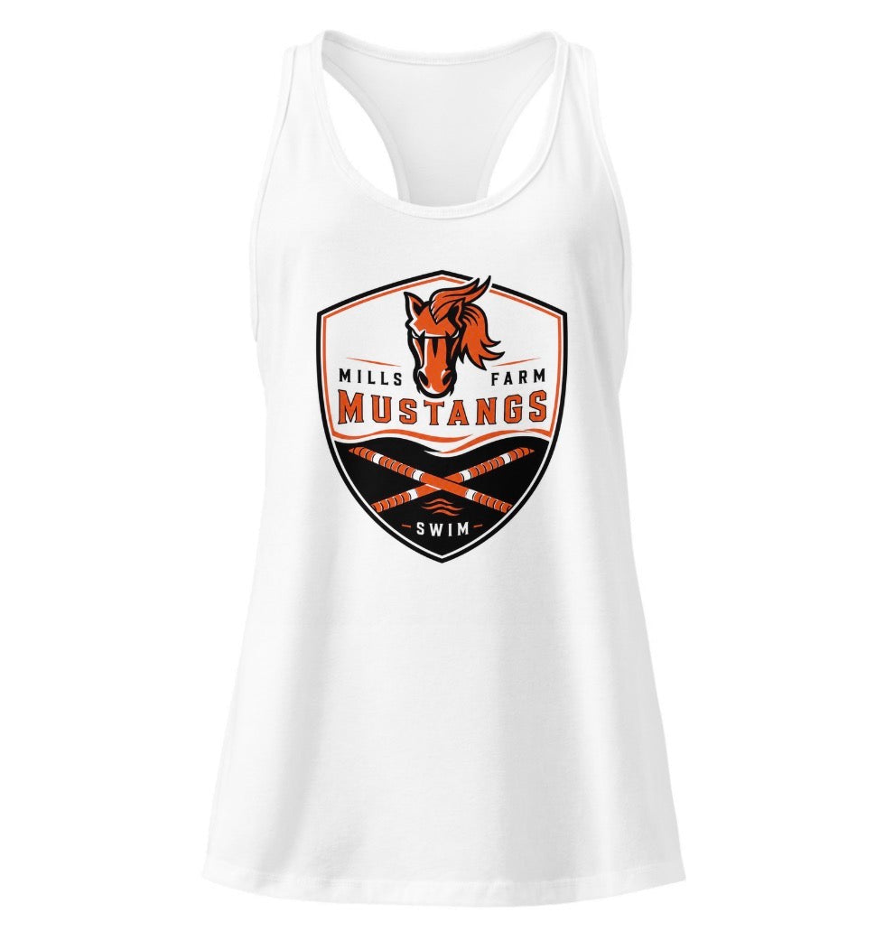 Mustangs Swim Rope Crest Tank Top