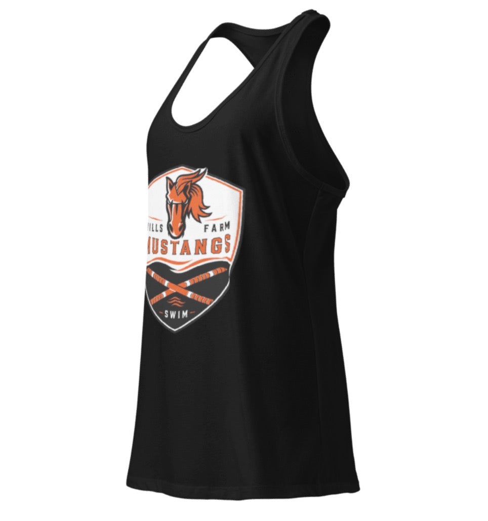 Mustangs Swim Rope Crest Tank Top