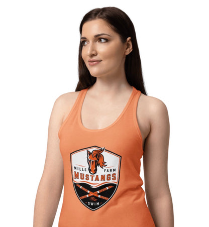 Mustangs Swim Rope Crest Tank Top