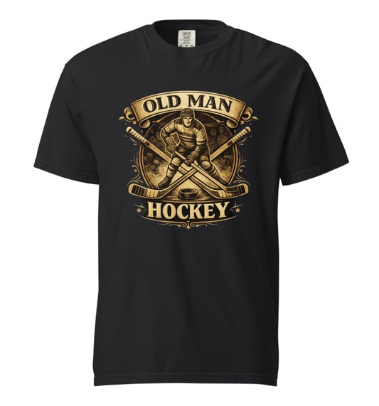 Old Man Hockey Tee Shirt