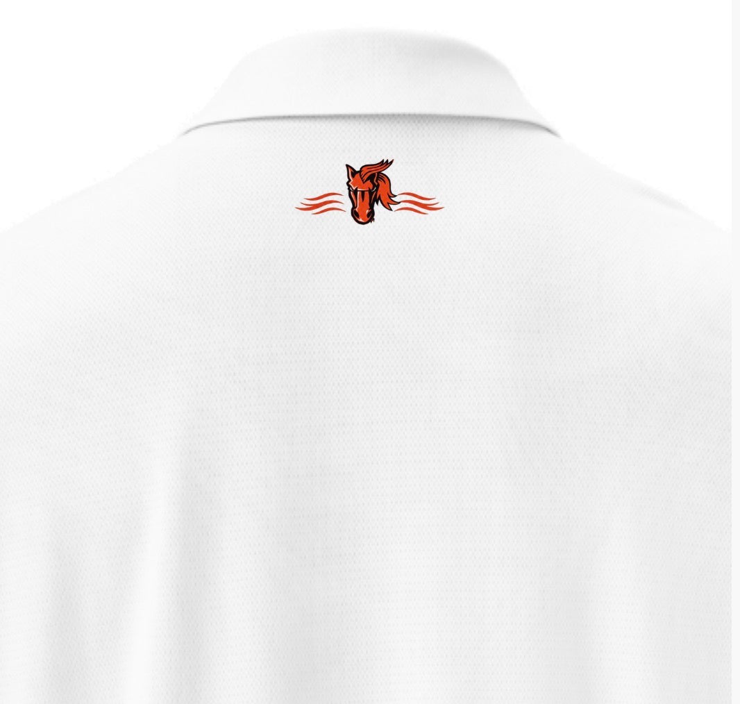 Mustangs Swim Customizable Logo Polo