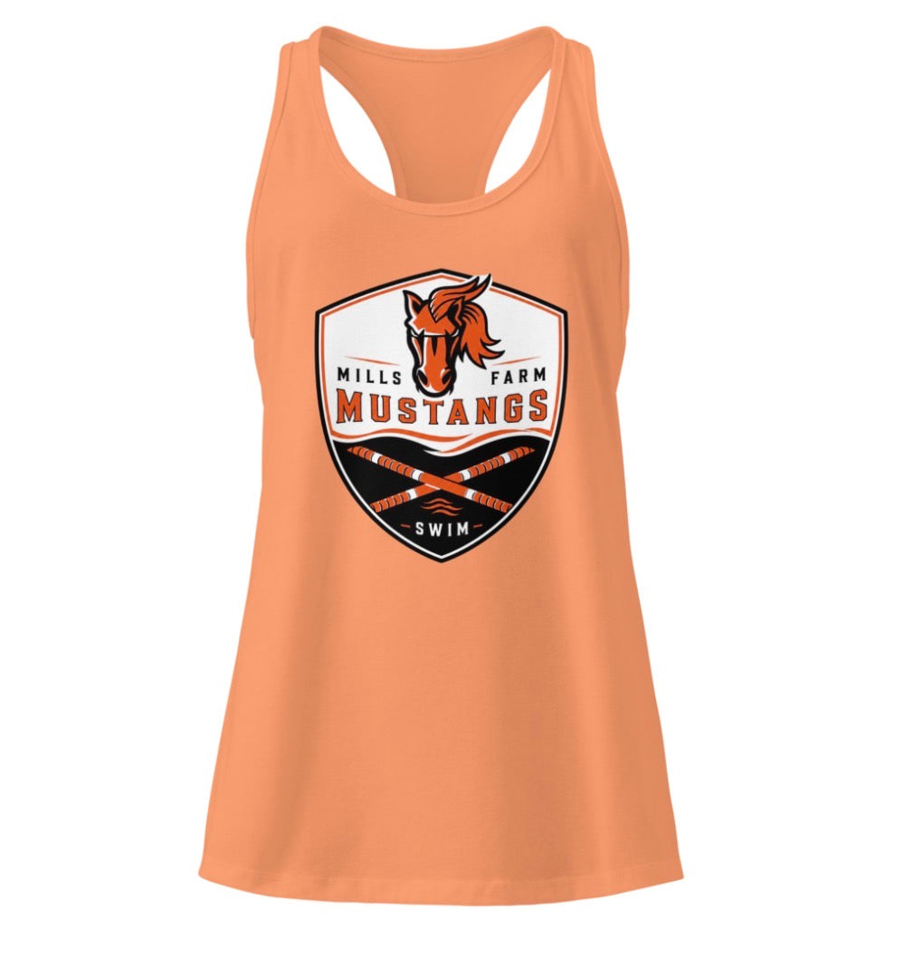 Mustangs Swim Rope Crest Tank Top