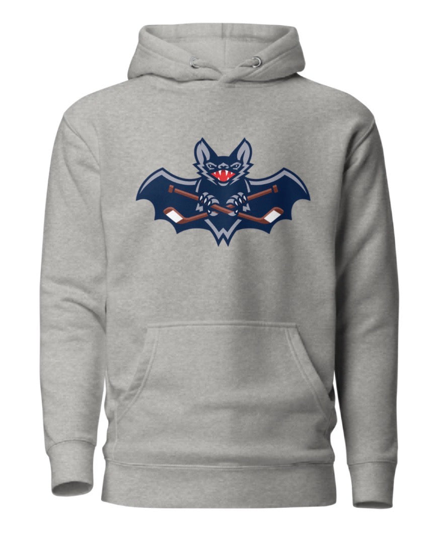 Icebats Hockey Logo Hoodie