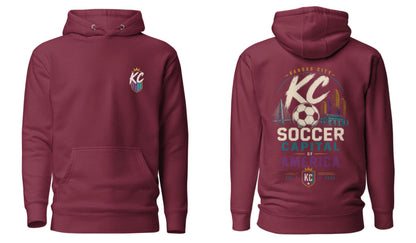 Soccer Capital of America Back Graphic Hoodie