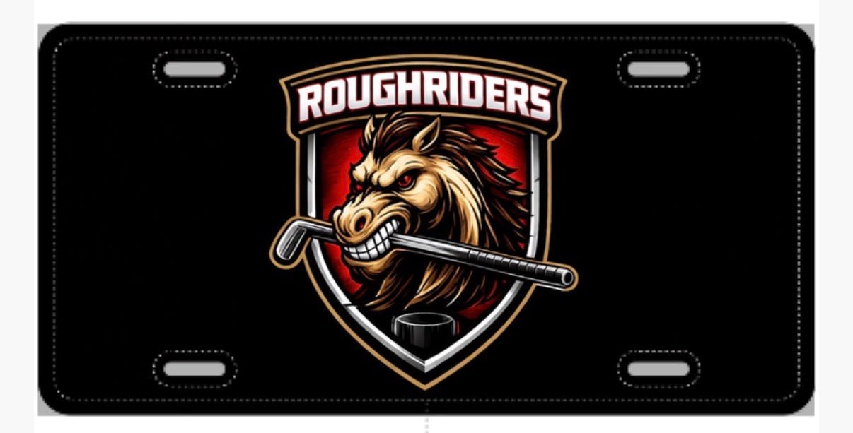 Roughriders License Plate