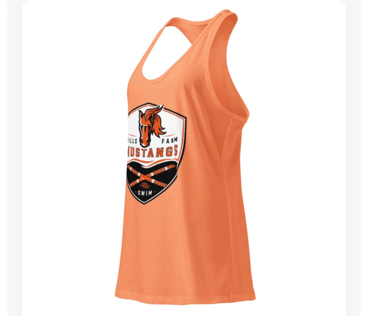 Mustangs Swim Rope Crest Tank Top