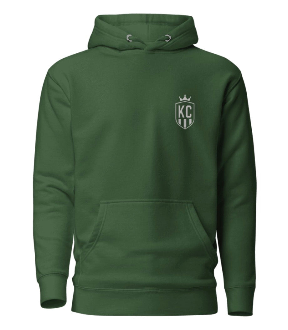 Soccer Capital Monochrome Back Graphic Hoodie