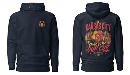 Our City Our Cup Design Back Graphic Hoodie