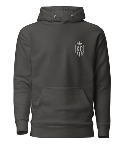 Soccer Capital Monochrome Back Graphic Hoodie