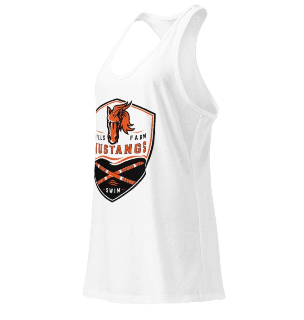 Mustangs Swim Rope Crest Tank Top