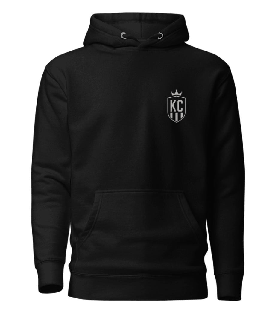 Soccer Capital Monochrome Back Graphic Hoodie