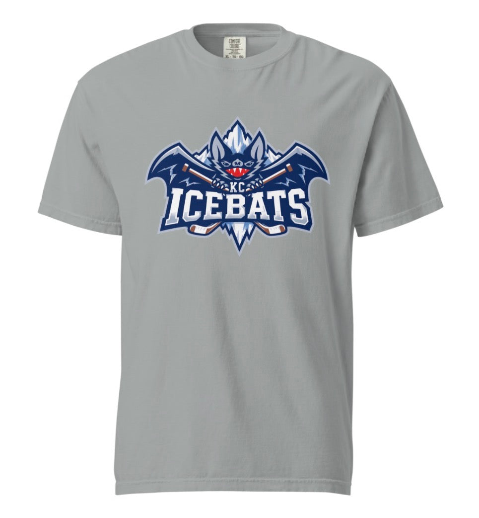 Icebats KC Hockey Design Logo Tee Shirt