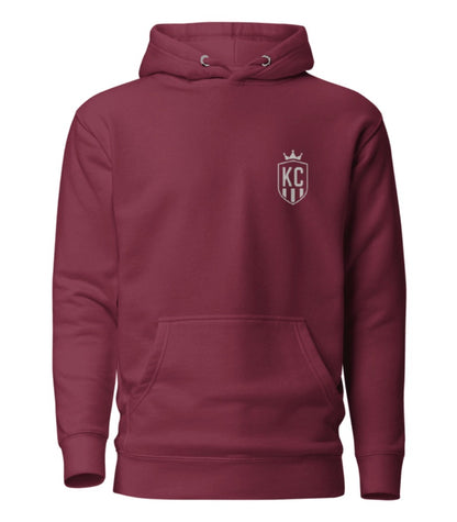 Soccer Capital Monochrome Back Graphic Hoodie