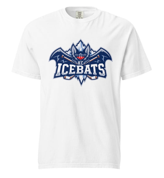 Icebats KC Hockey Design Logo Tee Shirt