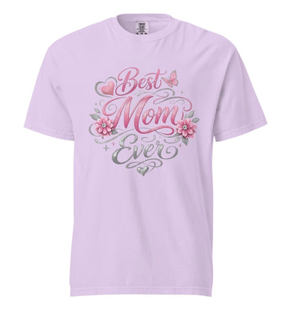 Best Mom Ever Floral Tee Shirt