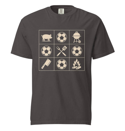 KC Soccer BBQ Grid Tee Shirt